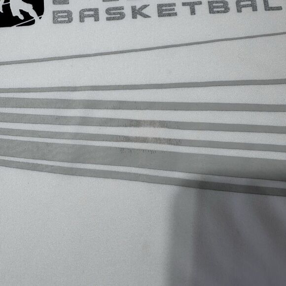 Vintage AND1 Basketball Logo T-Shirt White And Gray 90s Y2K Large - Picture 8 of 14